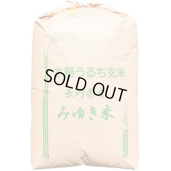 画像1: 【精米料無料】幻の米 令和6年産 みゆき 長野県産 （飯山） コシヒカリ 1等玄米30kg 白米・無洗米加工保存包装　対応可 (1)