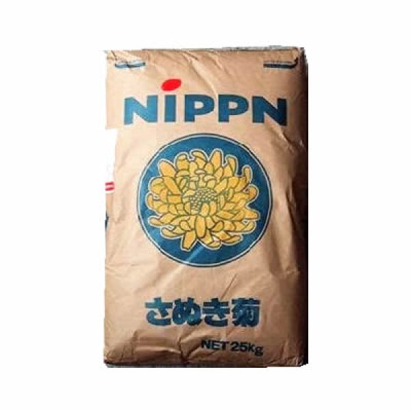 （代表的うどん用粉-中力粉）　万糧米穀　日本製粉　小麦粉　25kg　さぬき菊　公式サイト